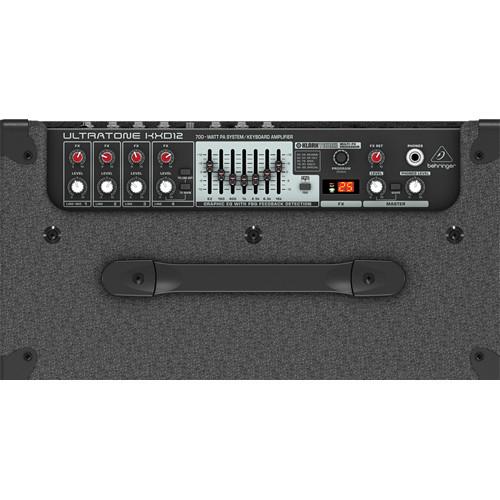 Behringer ULTRATONE KXD12 600-Watt 4-Channel PA System & Keyboard Amp with 12" Speaker