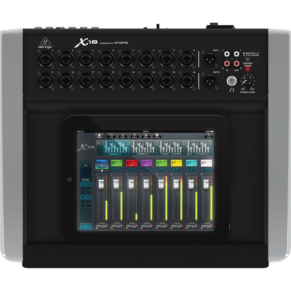 Behringer X18 - Compact 18-Input Digital iPad Tablet Mixer