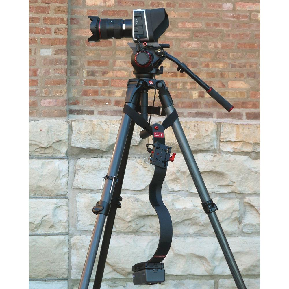 CameraRibbon Shoulder Rig Camera Support with V-Mount Battery Plate for Blackmagic Cinema or 4K Camera