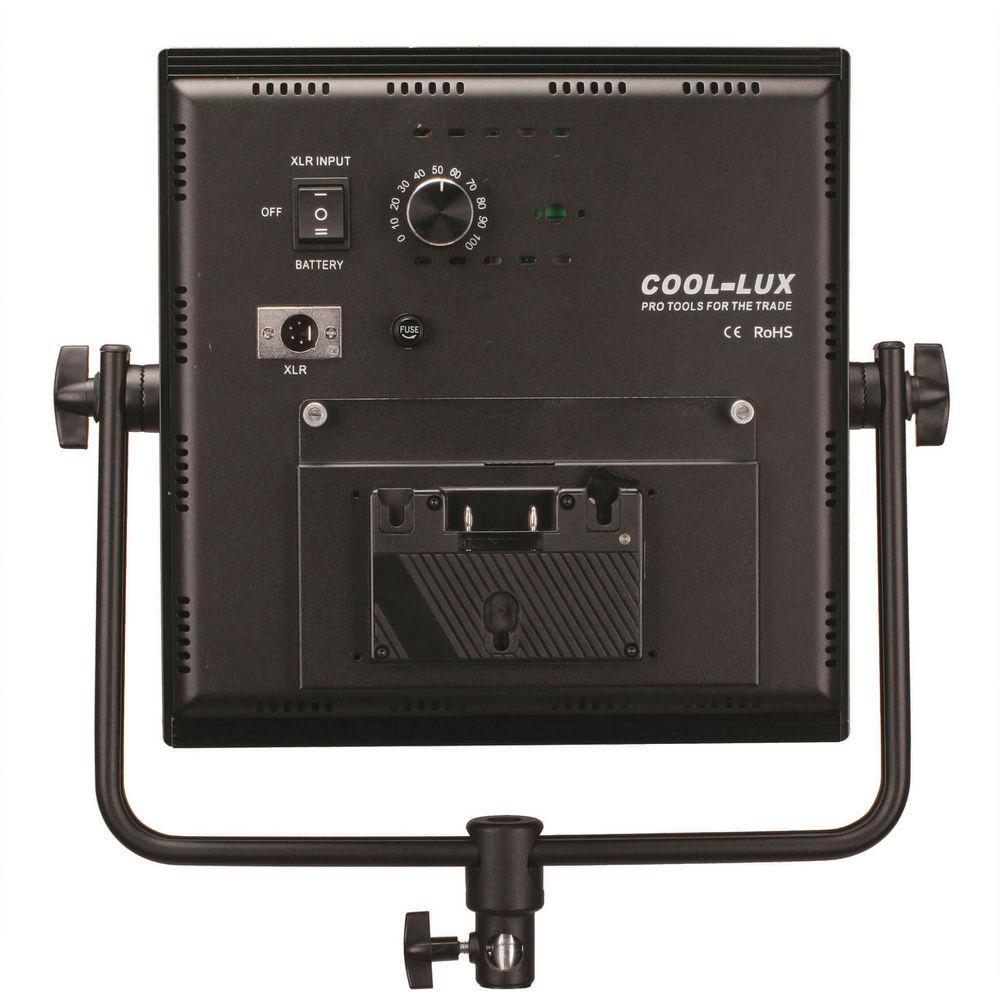 Cool-Lux CL1000DFG Daylight PRO Studio LED Flood Light with Gold Mount Battery Plate