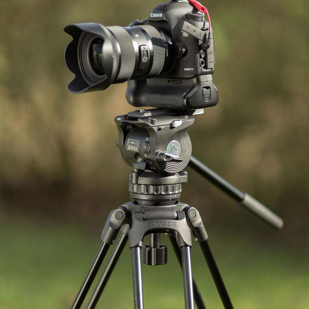 E-Image 2-Stage Aluminum Tripod with GH06 Head