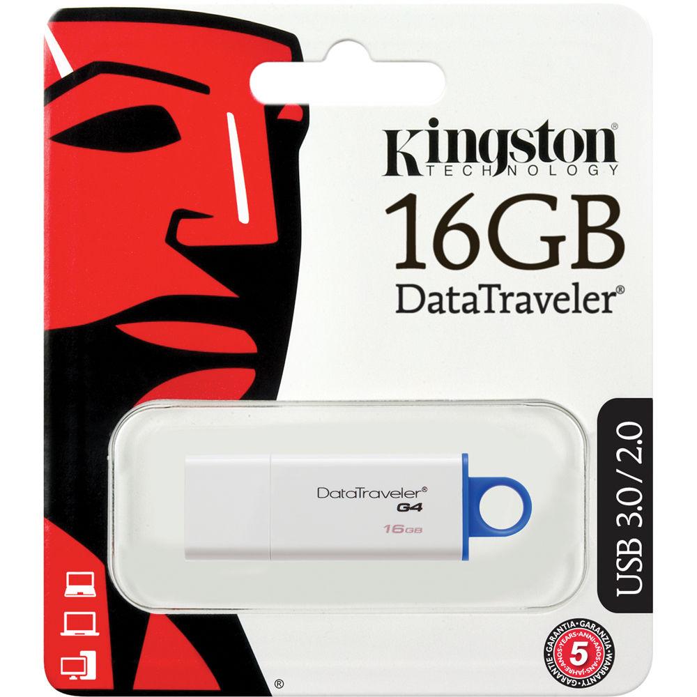 Kingston 16GB USB 3.0 DataTraveler I G4 Flash Drive