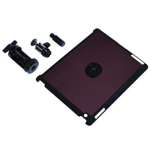 On-Stage Quick Disconnect Table Edge Tablet Mounting System with Snap-On Cover for iPad 2 and 3