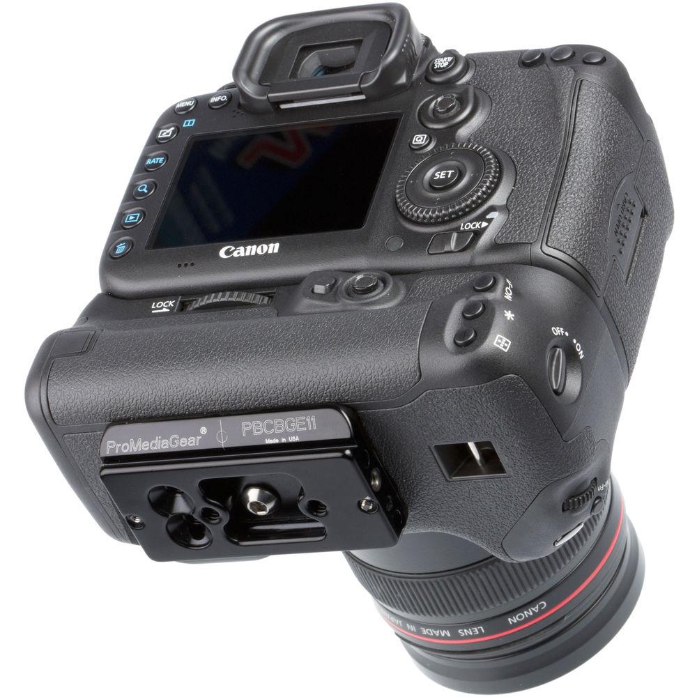 ProMediaGear Bracket Plate for Canon EOS 5D Mark III and 7D with Battery Grips