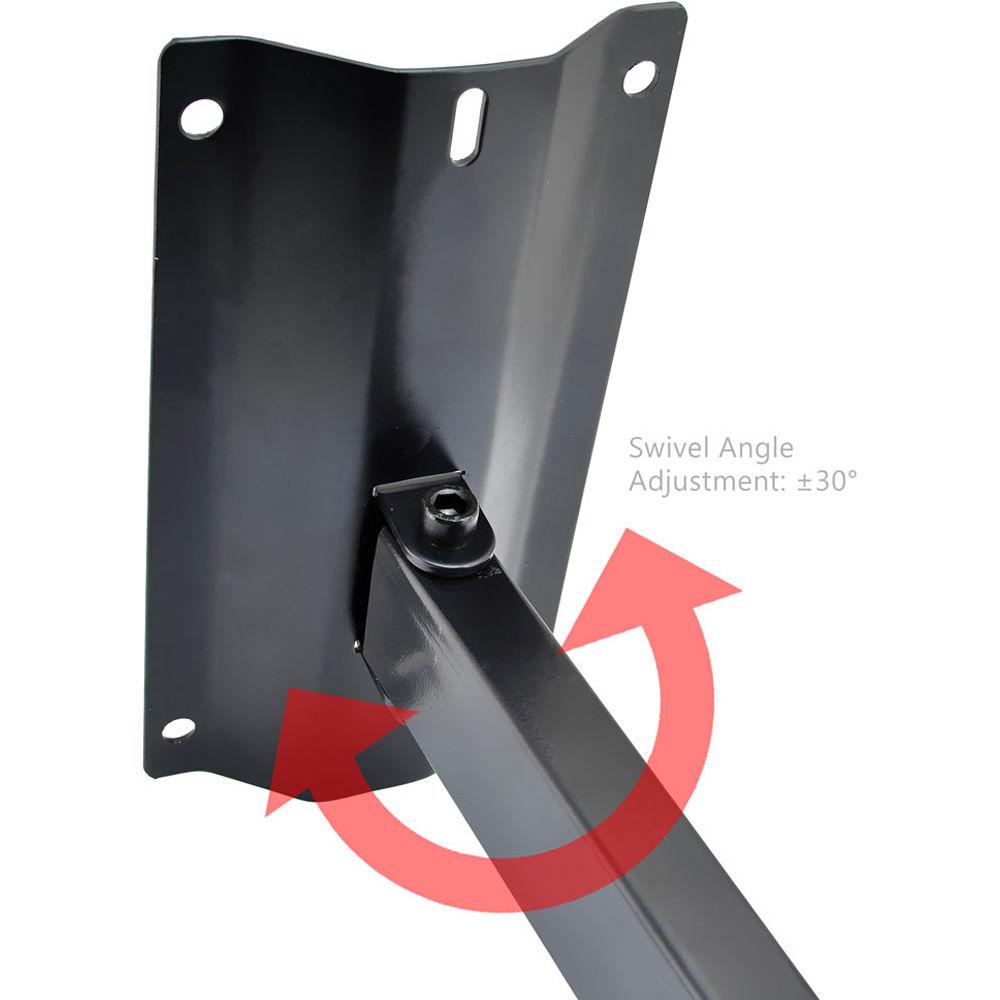 Pyle Pro PSTNDW15 Dual Universal Adjustable Wall Mount Speaker Bracket Stands