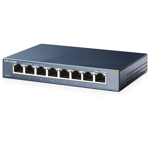 TP-Link TL-SG108 8-Port 10 100 1000 Mb s Desktop Switch