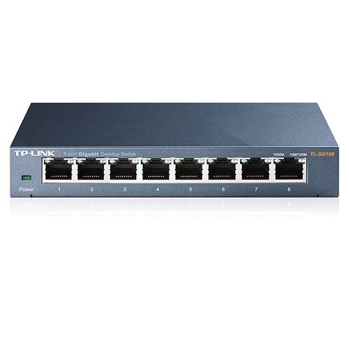 TP-Link TL-SG108 8-Port 10 100 1000 Mb s Desktop Switch