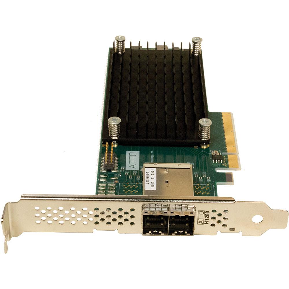 ATTO Technology ExpressSAS H1280 8-Port External 12 Gb s SAS to PCIe 3.0 HBA