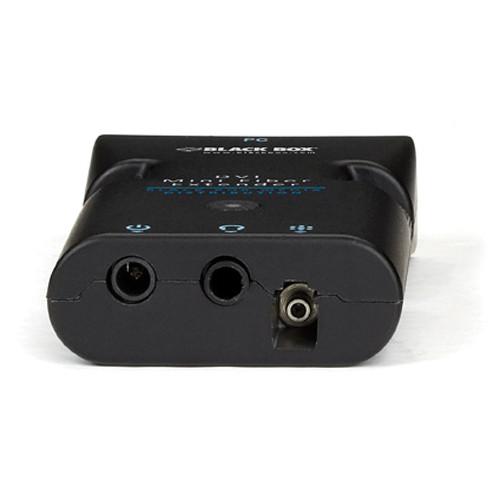 Black Box Mini Extender Receiver for DVI-D & Stereo Audio over Fiber