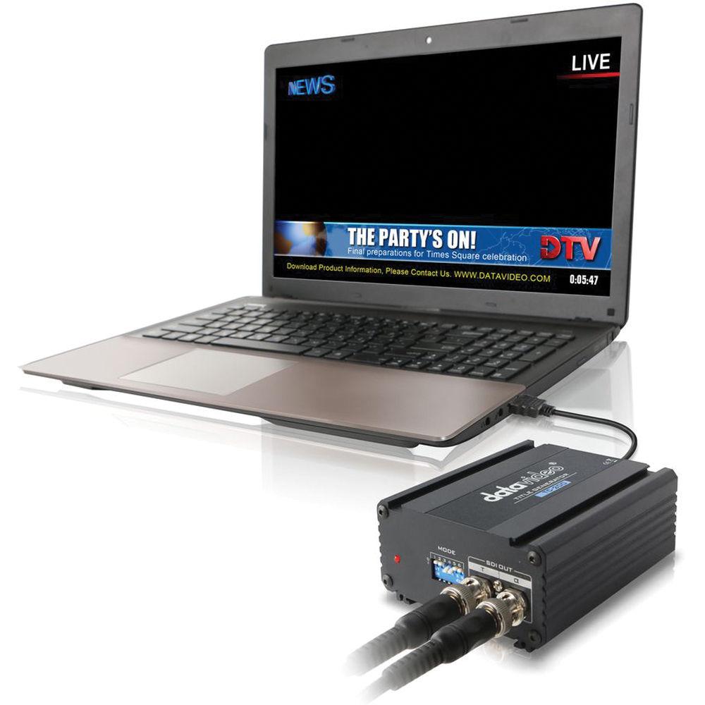 Datavideo TC-200 & CG-200 HD SD Character Generator Kit