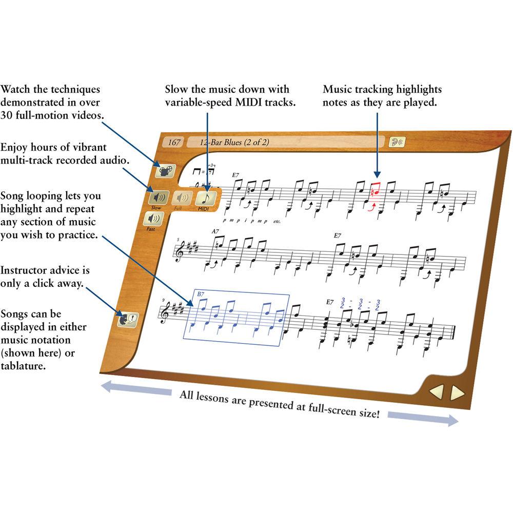 eMedia Music Intermediate Guitar Method v3 - Intermediate Guitar Lessons for Mac