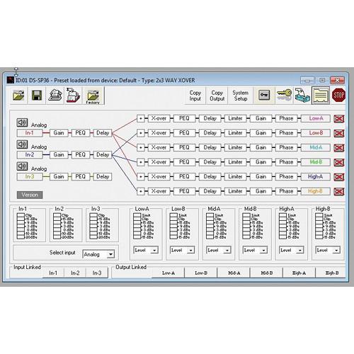 Galaxy Audio DS-SP36 3 x 6 Speaker Processor
