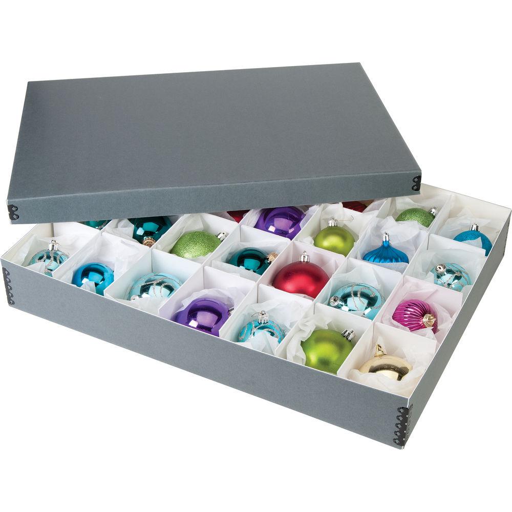 Lineco Divided Storage Ornament Box