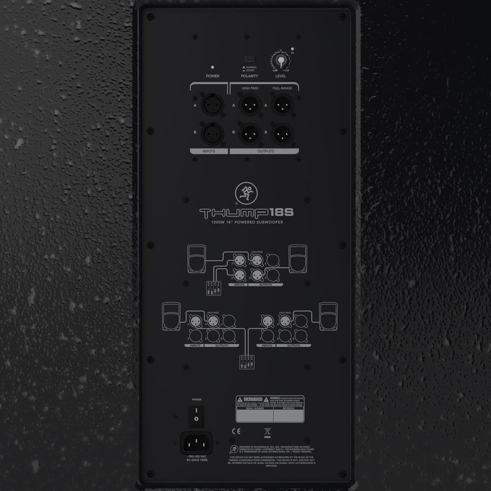 Mackie Thump18S 1200 W 18" Powered Subwoofer