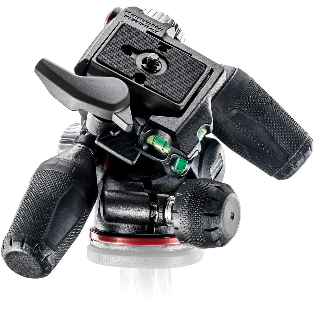 Manfrotto XPRO 3-Way, Pan-and-Tilt Head with 200PL-14 Quick Release Plate