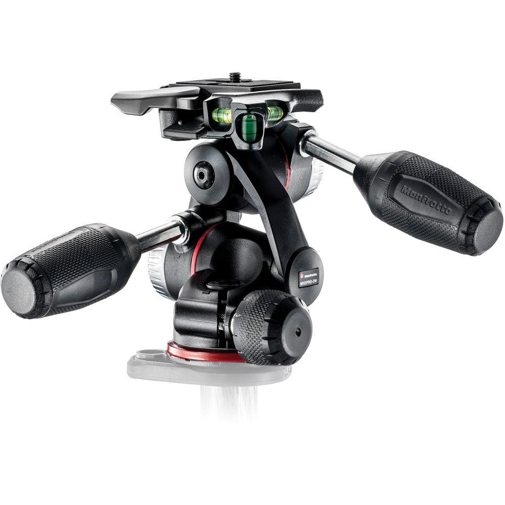 Manfrotto XPRO 3-Way, Pan-and-Tilt Head with 200PL-14 Quick Release Plate