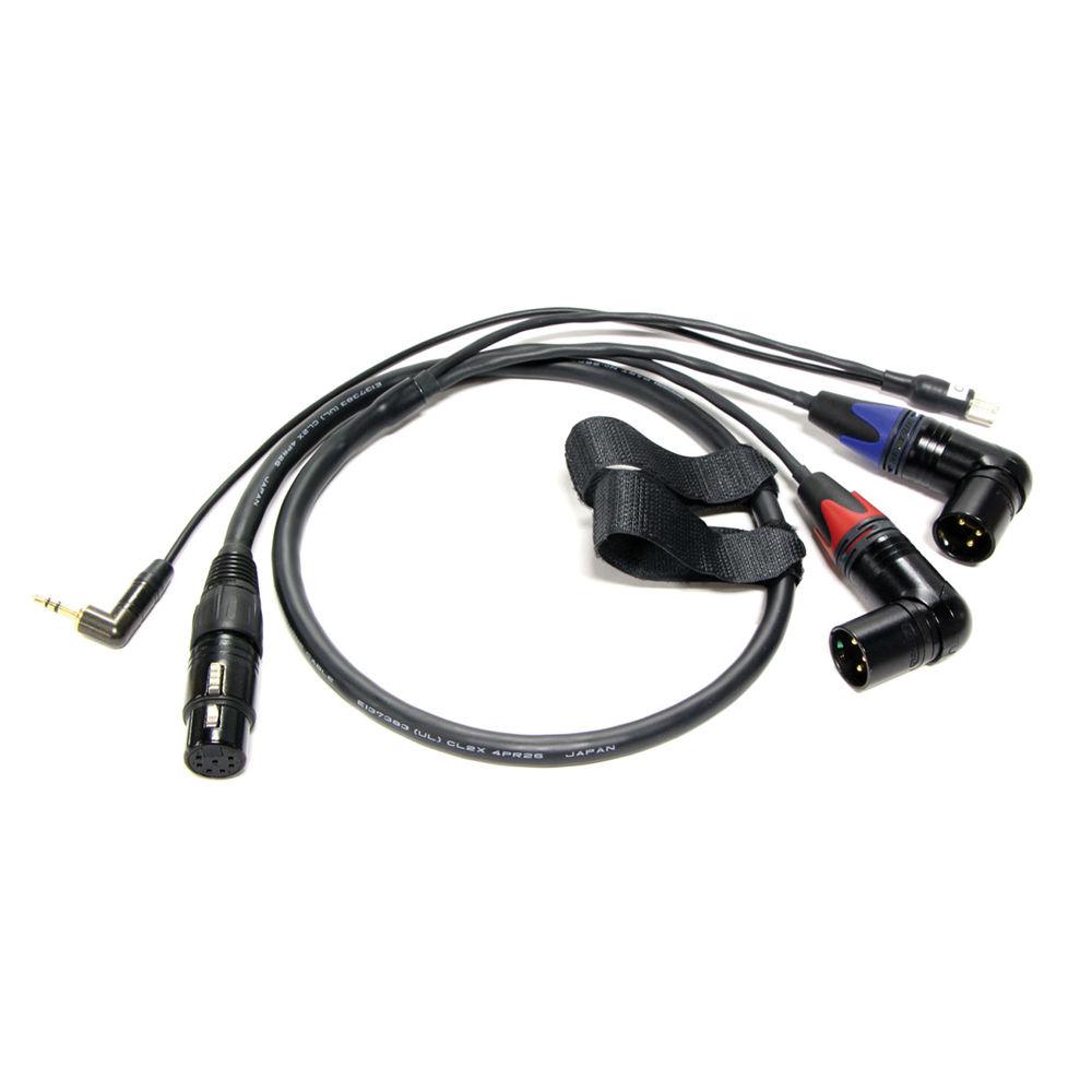 Peter Engh M3 7-Pin Quick Release 18' Cable Set - XLR to Sony F5 55 Cameras, Peter, Engh, M3, 7-Pin, Quick, Release, 18', Cable, Set, XLR, to, Sony, F5, 55, Cameras