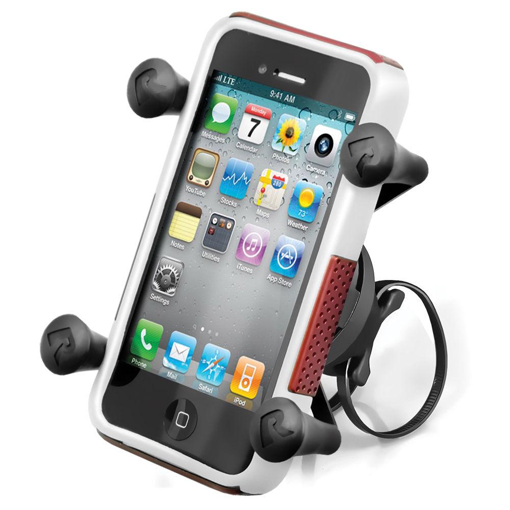RAM MOUNTS EZ-ON OFF Smartphone Bicycle Mount with Universal X-Grip Phone Holder