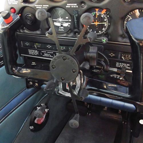 RAM MOUNTS Yoke Clamp Mount with Universal X-Grip II Holder for 7" Tablets