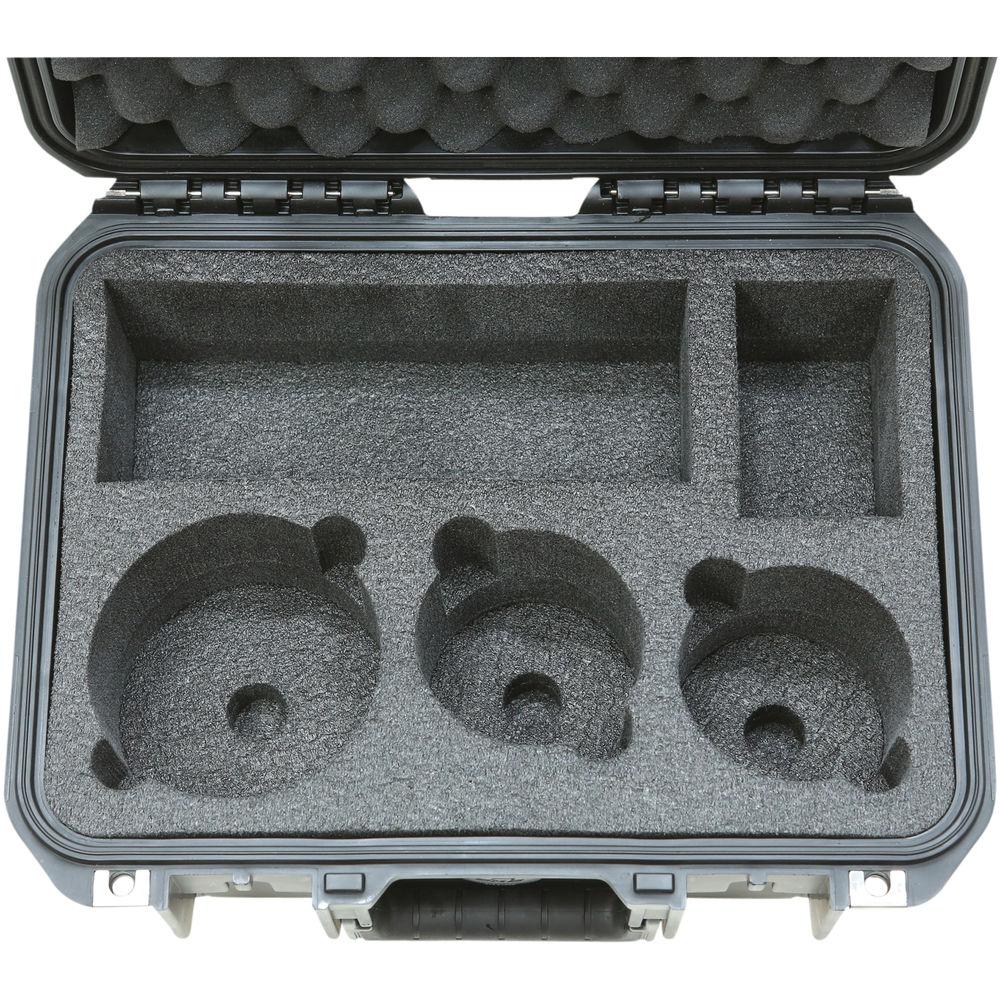 SKB iSeries Watertight Case for Three DSLR Lenses