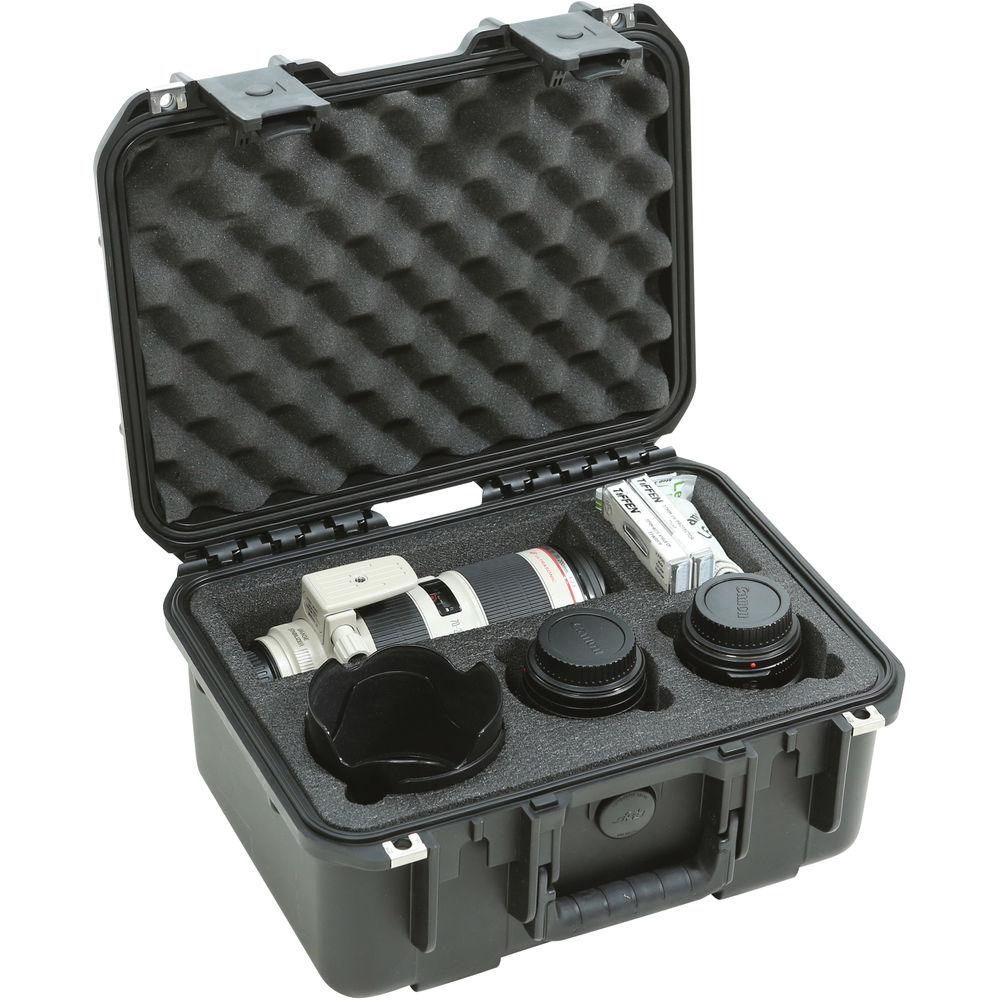 SKB iSeries Watertight Case for Three DSLR Lenses