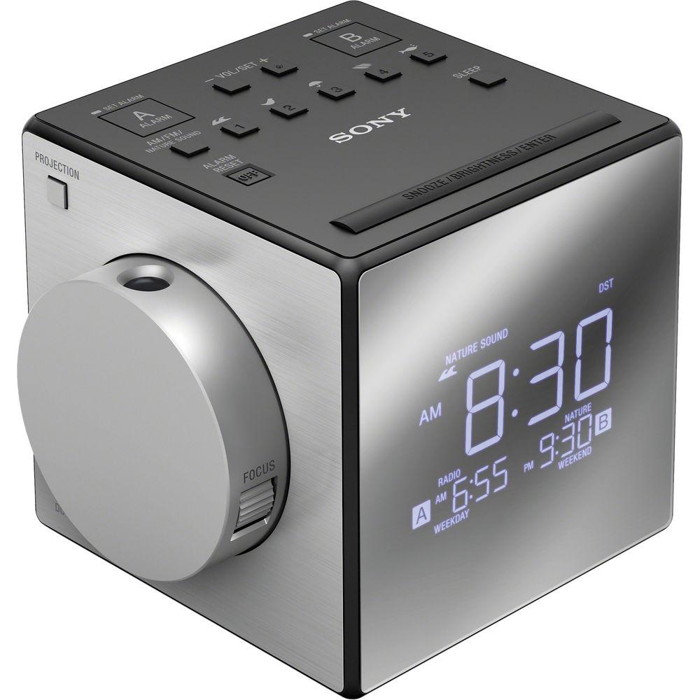 Sony ICF-C1PJ Alarm Clock Radio with Time Projection