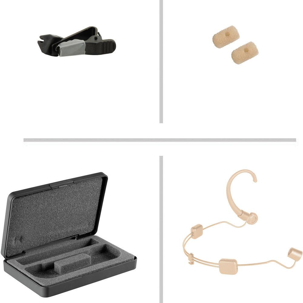 Audio-Technica BP894cL4-TH MicroSet Subminiature Cardioid Condenser Headworn Microphone with LEMO Connector for Sennheiser Wireless Transmitters