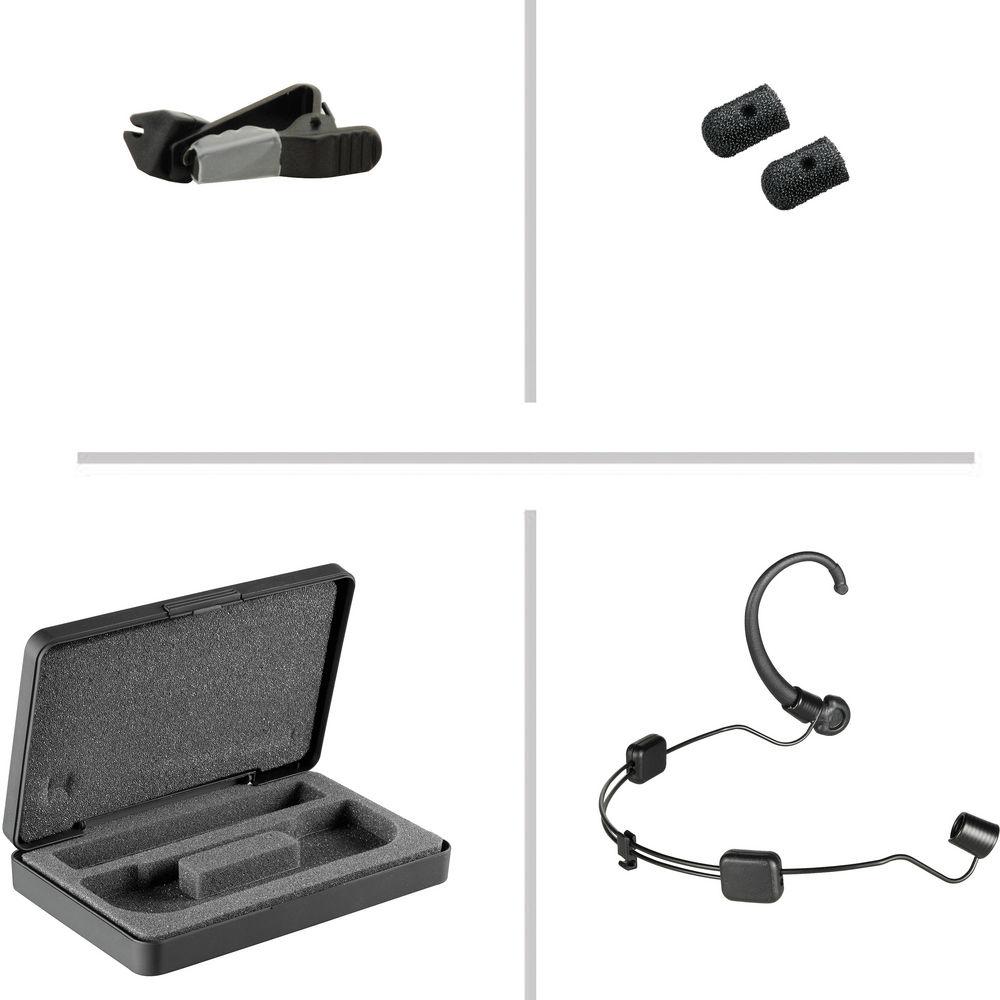 Audio-Technica BP894cLM MicroSet Subminiature Cardioid Condenser Headworn Microphone with Locking 3.5mm Connector for Sennheiser Wireless Transmitters
