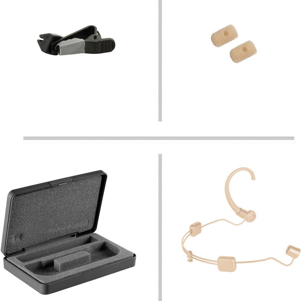 Audio-Technica BP894cT4-TH MicroSet Subminiature Cardioid Condenser Headworn Microphone with TA4F Connector for Shure Wireless Transmitters