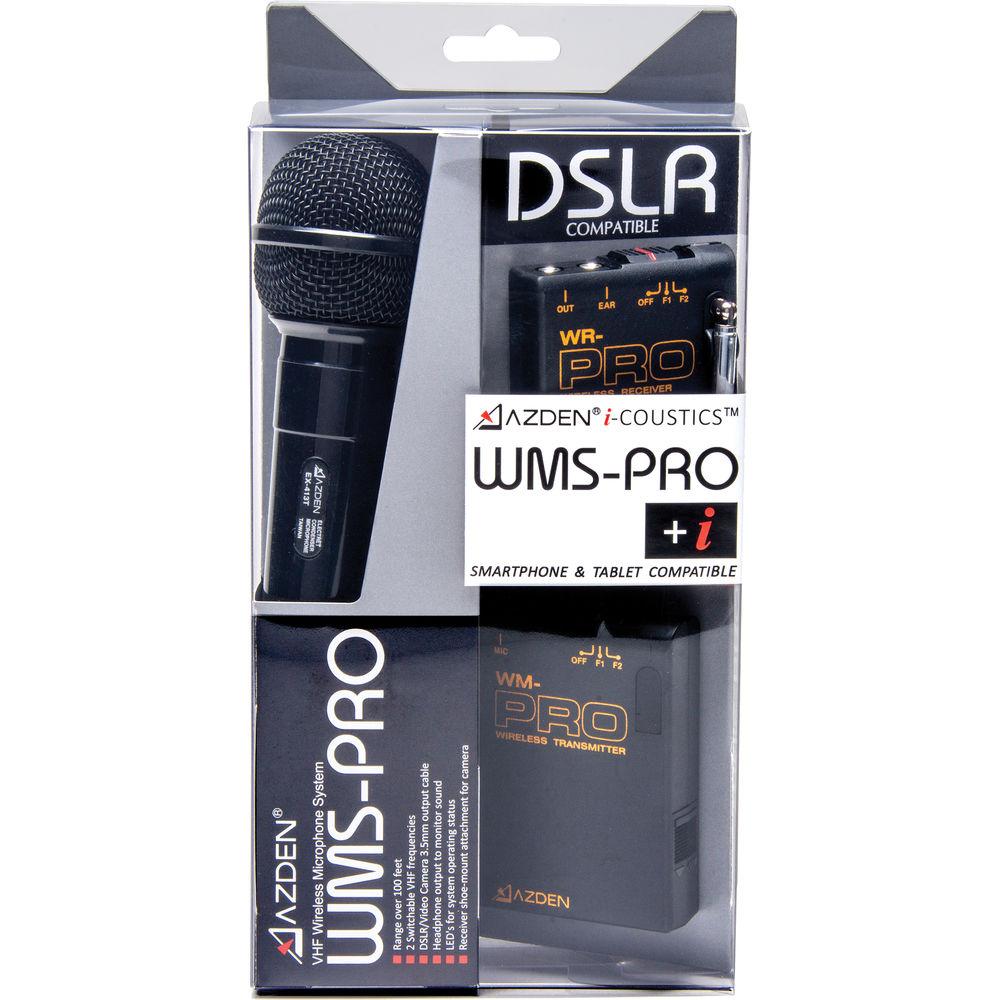 Azden WMS-PRO i VHF Wireless Lavalier and Handheld Mic System