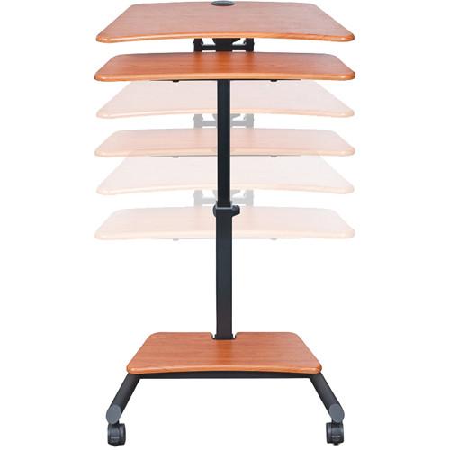 Balt Up-Rite Mobile Workstation with Adjustable Sit Stand Desk
