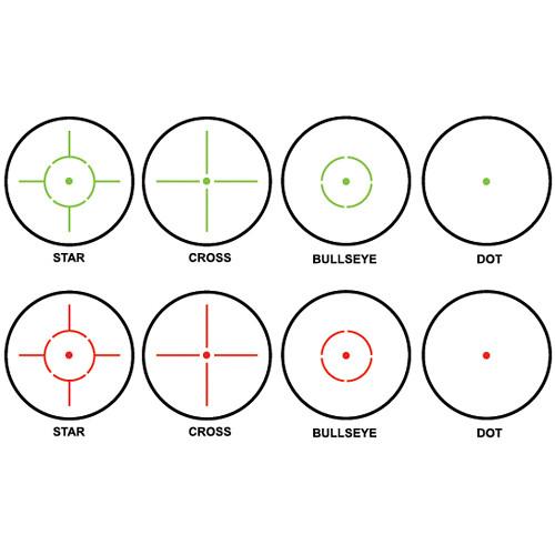 Barska AR-X 1x35mm Multi-Reticle Red Green Dot Scope