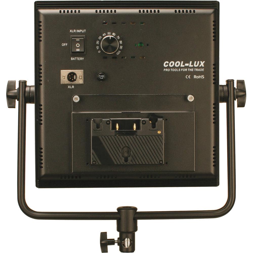 Cool-Lux CL3-3000DSG Daylight PRO Studio LED Spot 3-CL1000DSG Kit with Gold Mount Battery Plates