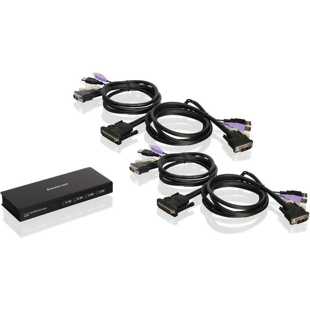 IOGEAR GCS1004 4-Port USB DVI KVM Switch