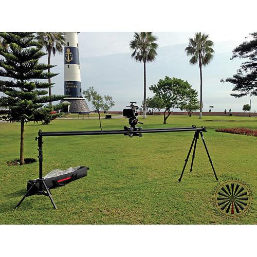 RigWheels PortaRail Collapsible Speed Rail with Four 40" Sections & Two Connectors