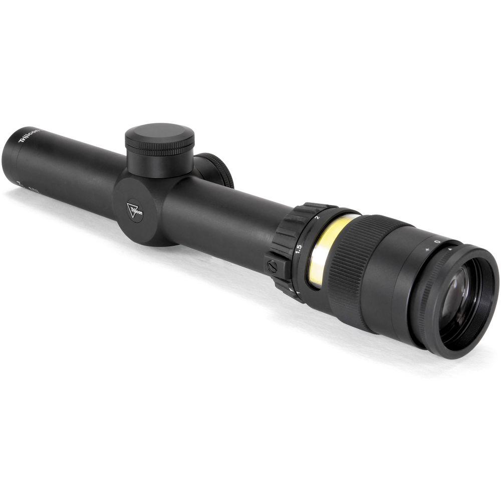Trijicon 1-4x24 AccuPoint Riflescope with Amber-Dot Duplex Reticle