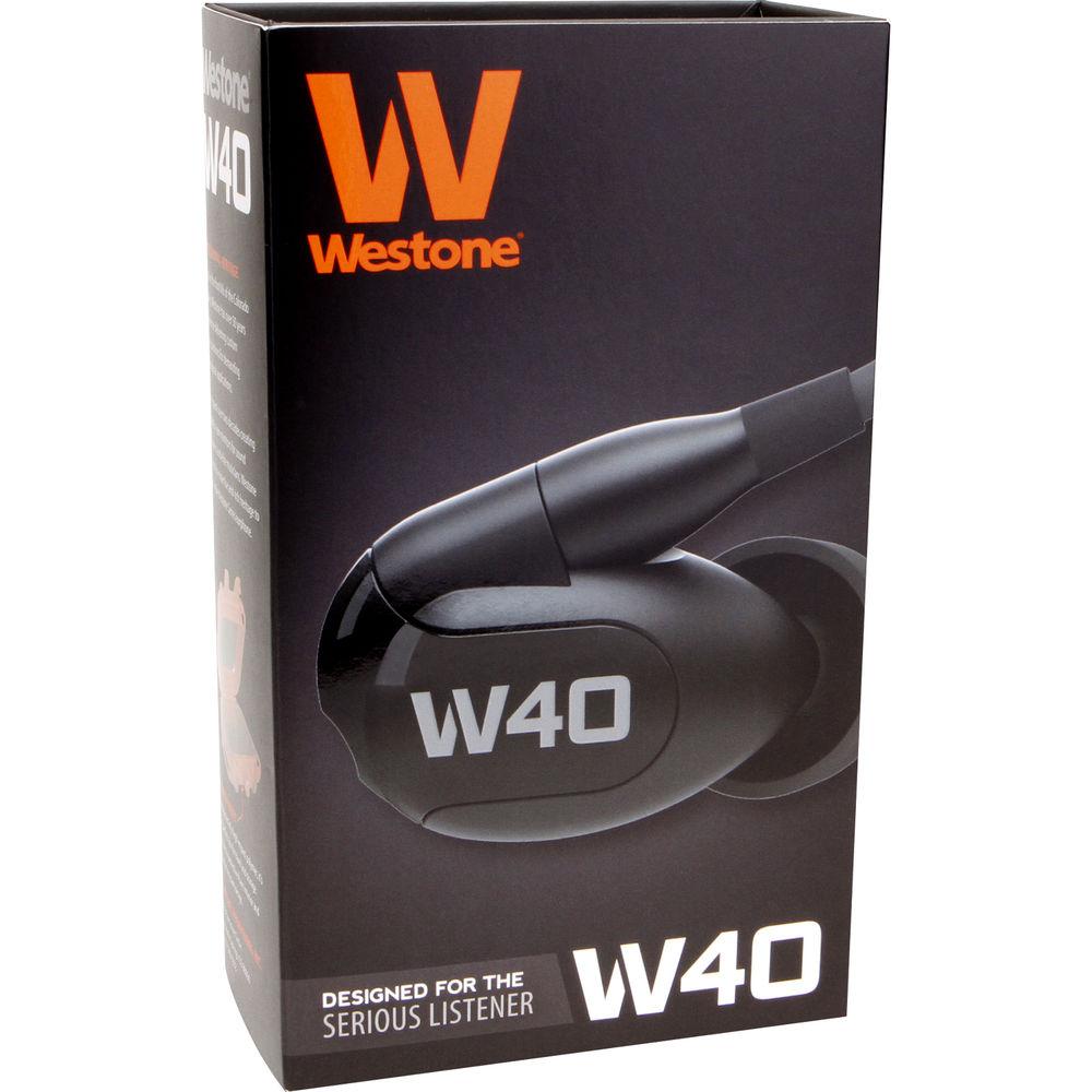 Westone W40 Four-Driver True-Fit Earphones with MMCX Audio and MFi Cables