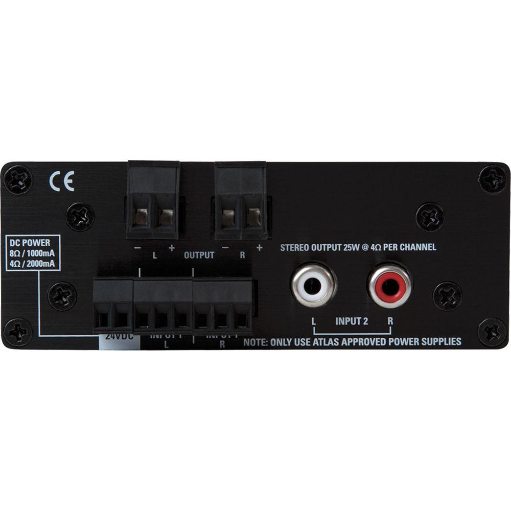 Atlas Sound Time Saving Devices TSD-PA252G 25W 2-Channel Power Amplifier
