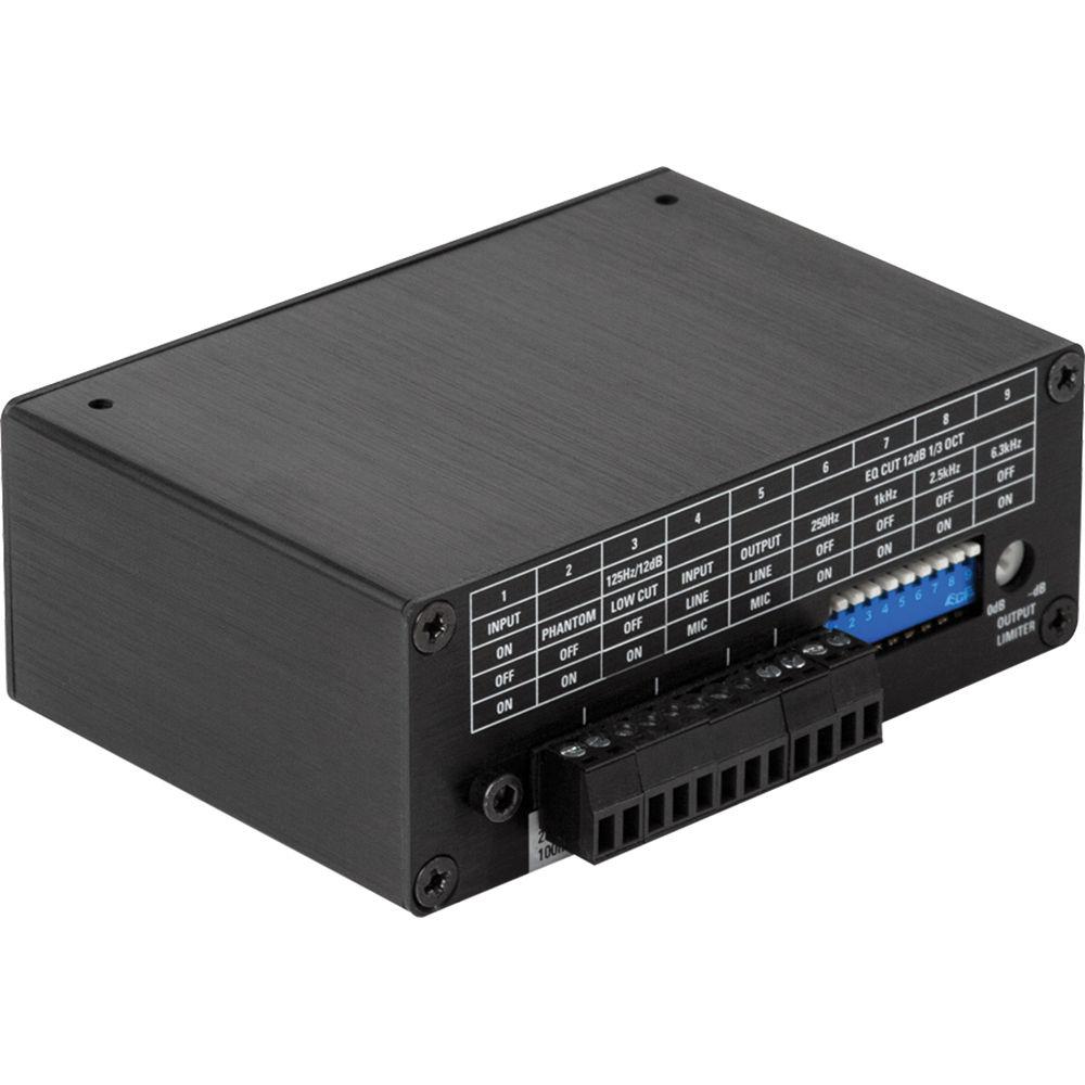 Atlas Sound TSD-ML11 1x1 Mic Line Preamp with EQ and Mute