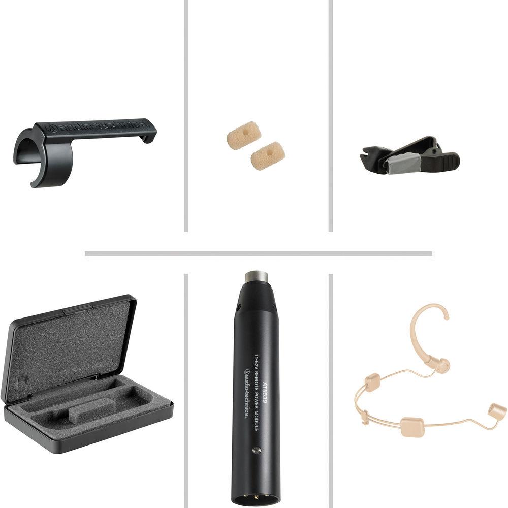 Audio-Technica BP894-TH Subminiature Cardioid Condenser Headworn Microphone with Power Module