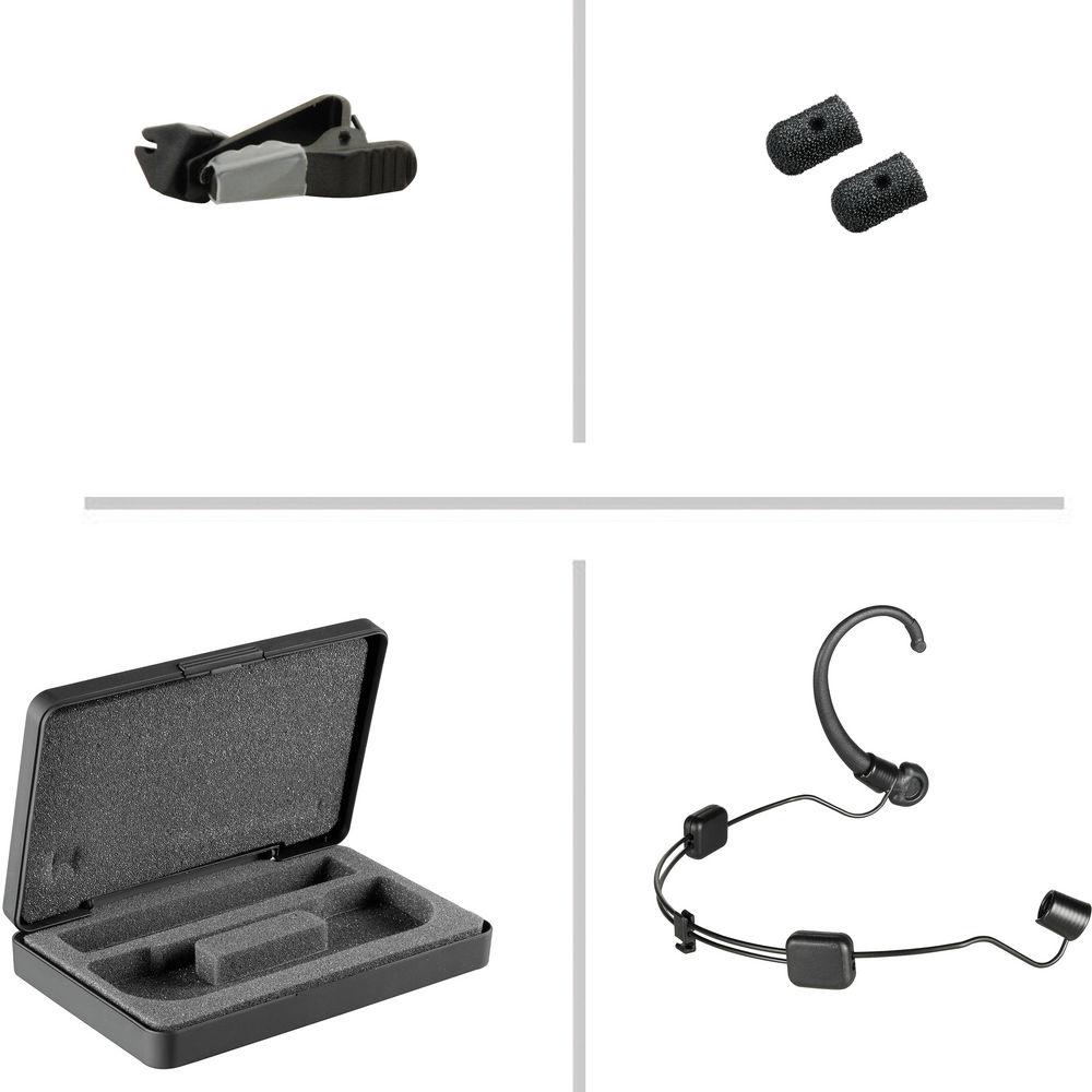Audio-Technica BP894cL4 MicroSet Subminiature Cardioid Condenser Headworn Microphone with LEMO Connector for Sennheiser Wireless Transmitters