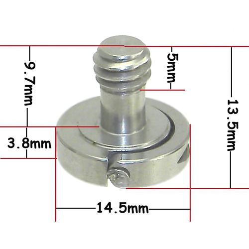 Desmond Hinged Mini D-Ring 1 4"-20 Hex Screws