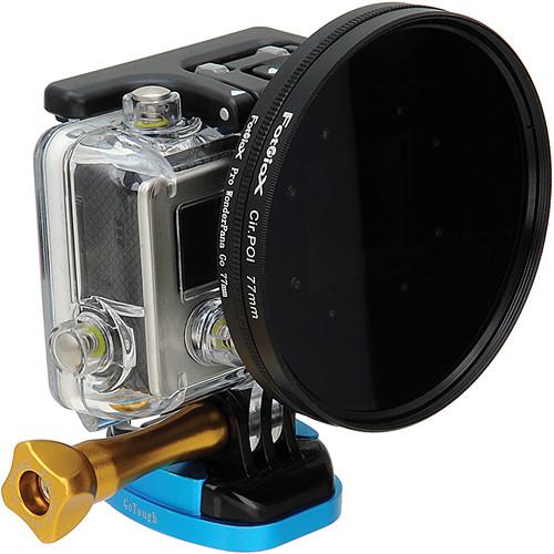 FotodioX Pro WonderPana Go Filter Adapter System with 77mm Step-Up Ring for GoPro Hero 3