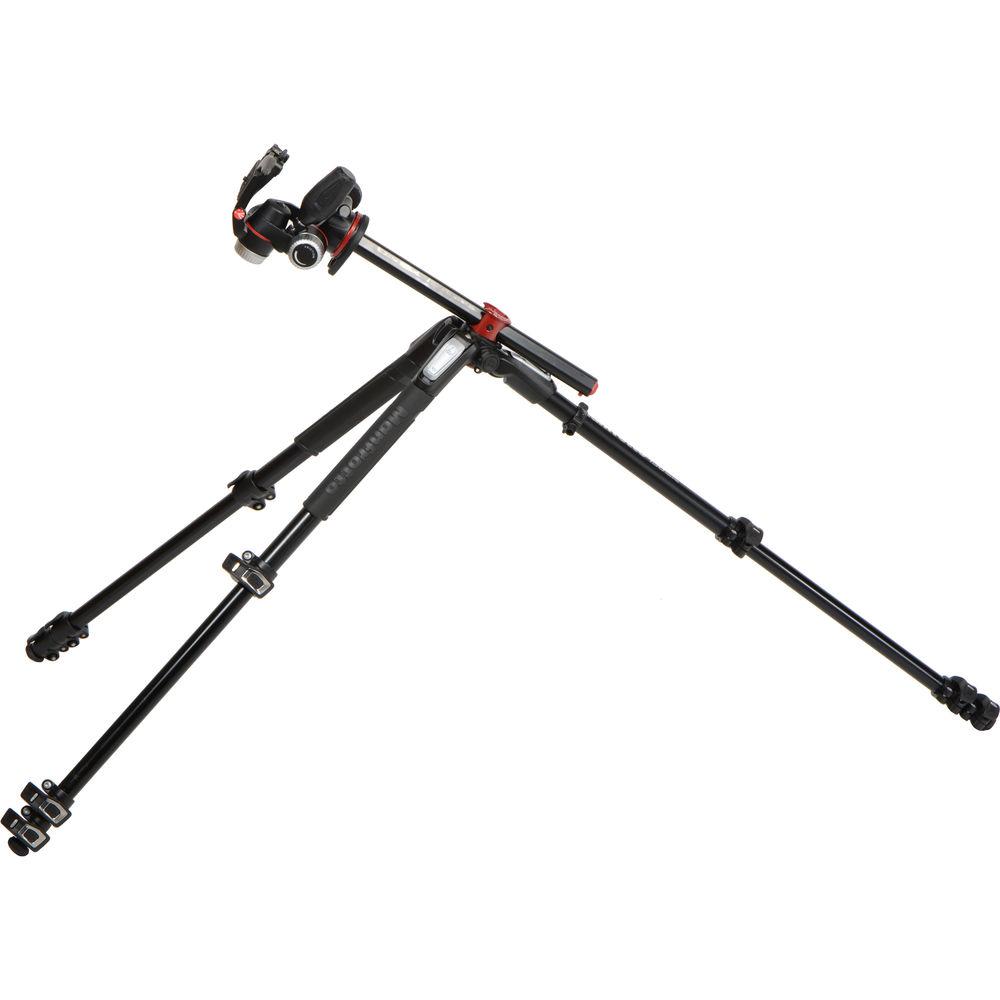 Manfrotto MK190XPRO4-3W Aluminum Tripod with 3-Way Pan Tilt Head
