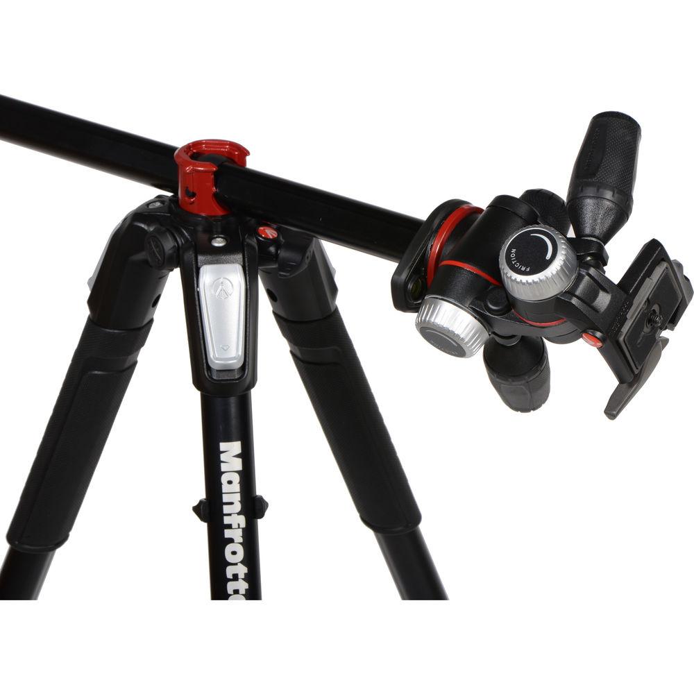 Manfrotto MK190XPRO4-3W Aluminum Tripod with 3-Way Pan Tilt Head