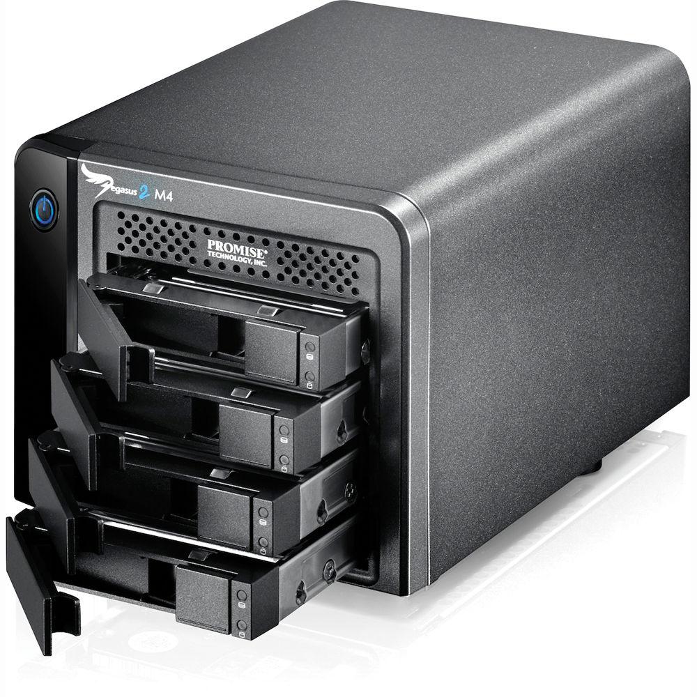 Promise Technology P2M4HD4US 4TB Pegasus2 RAID Desktop Storage Enclosure, Promise, Technology, P2M4HD4US, 4TB, Pegasus2, RAID, Desktop, Storage, Enclosure