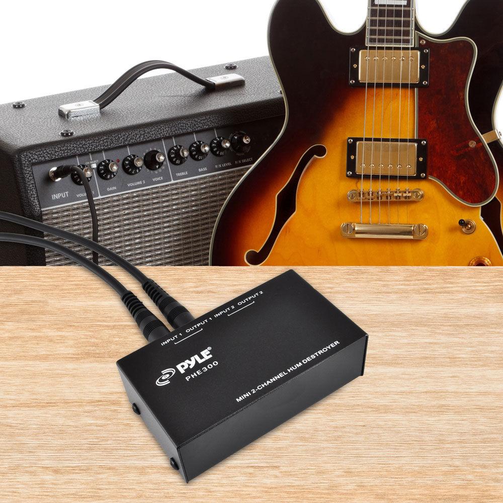 Pyle Pro PHE300 Mini 2-Channel Hum Destroyer