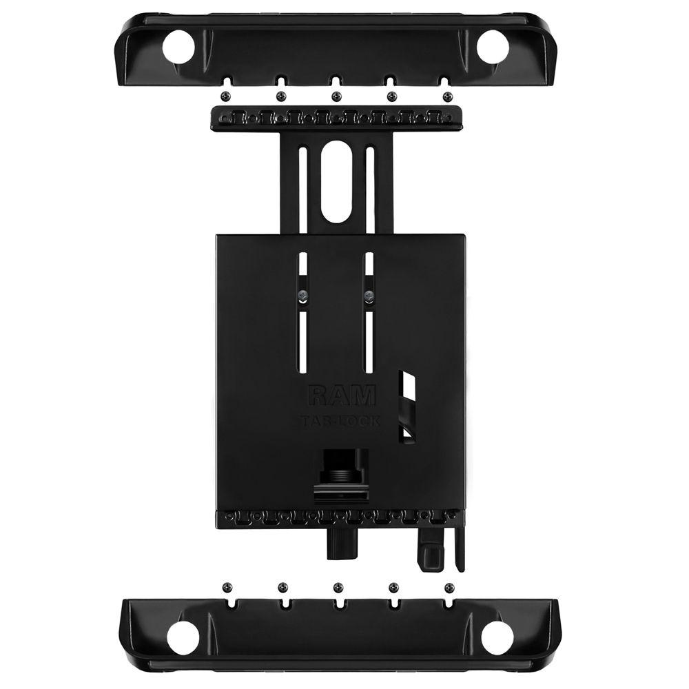 RAM MOUNTS Tab-Lock Locking Cradle for Apple iPads 1, 2, 3, or 4 & HP TouchPad with or without a Protective Case