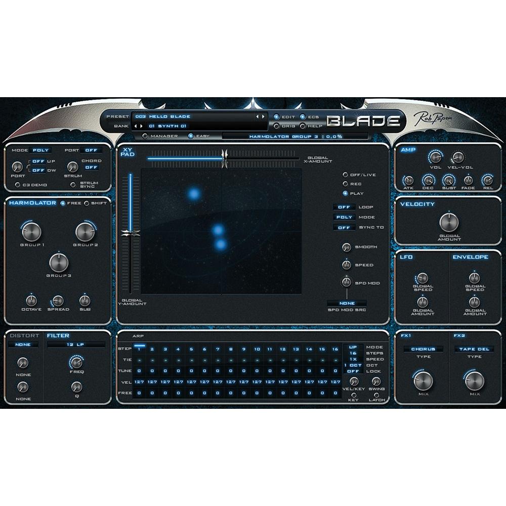 Rob Papen Blade Virtual Synth Software for Composers, Producers, and Sound Designers