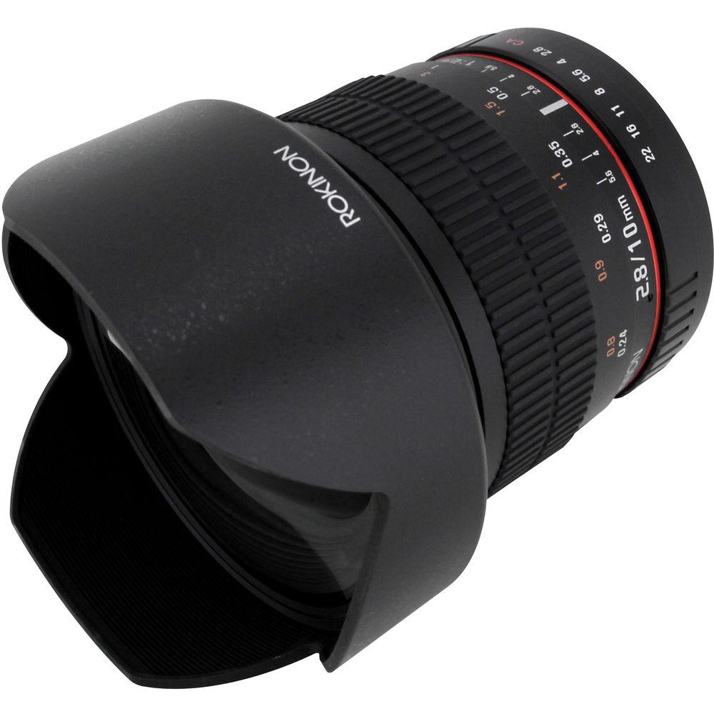 Rokinon 10mm f 2.8 ED AS NCS CS Lens for Canon EF-M Mount